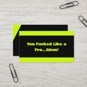 Bad Parking Business Card