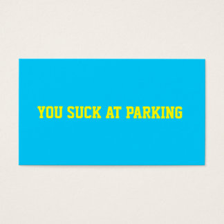 Bad Parking Business Cards &amp; Templates | Zazzle