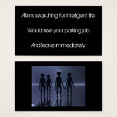 BAD PARKING Card (Front & Back)