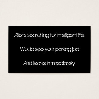 BAD PARKING Card