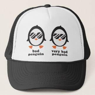 bad penguin — penguin trucker hat