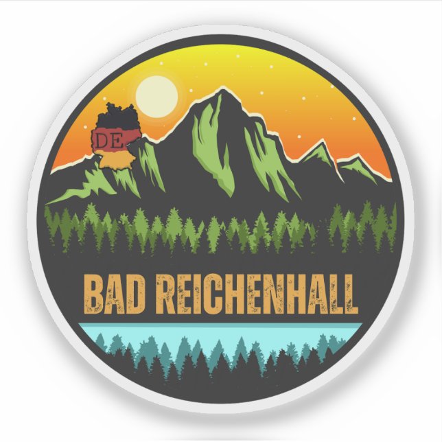 Bad Reichenhall, Germany Sticker (Front)
