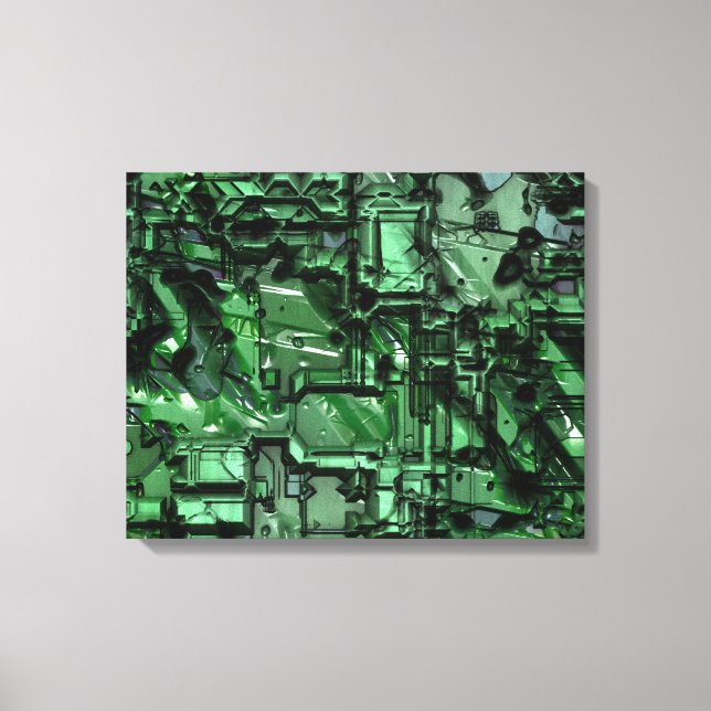 Bad Robot 2 Wrapped Canvas Print (Front)