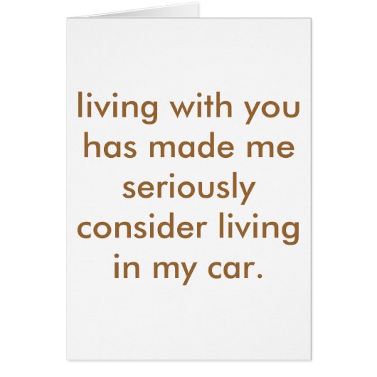 bad roommate. cards (Front)