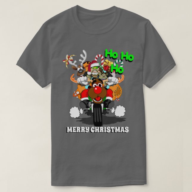 Bad Santa - Bubba Claus T-Shirt (Design Front)