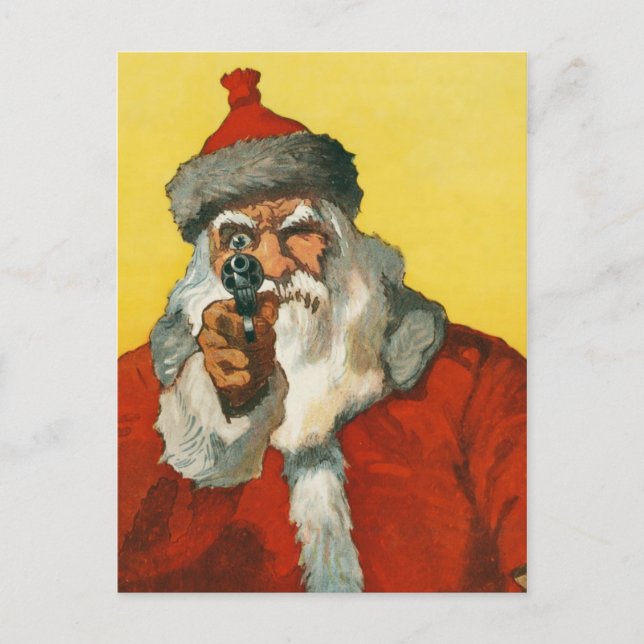 Bad Santa! Holiday Postcard (Front)