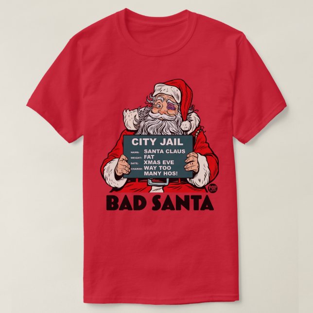 BAD SANTA T-Shirt (Design Front)