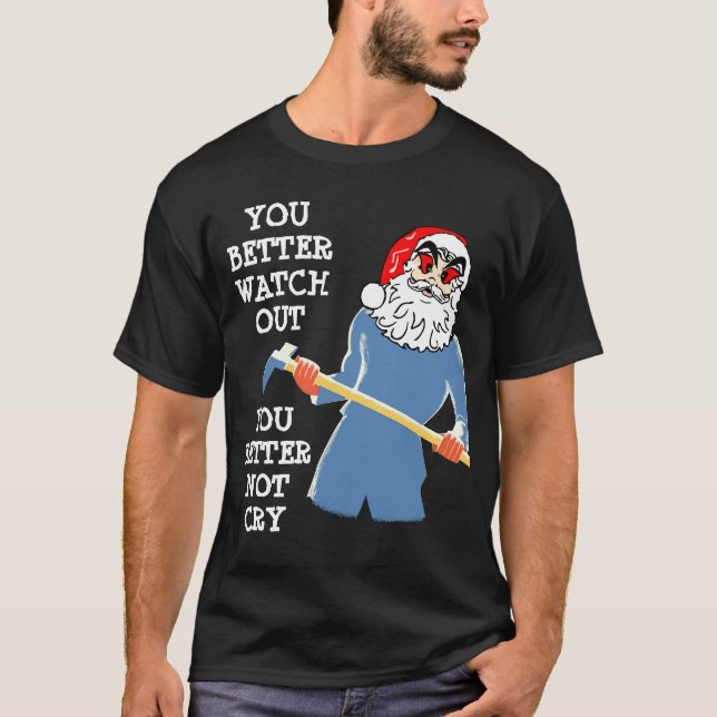 bad santa  tshirt (Front)