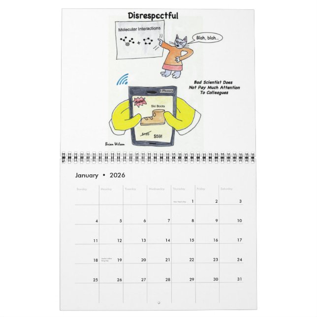 Bad Scientist Calendar 2013 (Jan 2026)