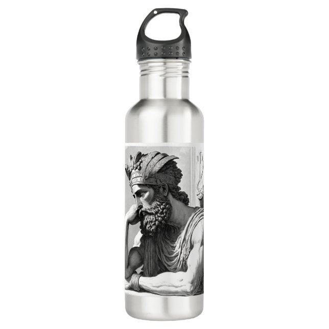 Bad Sign Stainless Steel Water Bottle (Front)
