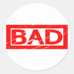 Bad Stamp Classic Round Sticker