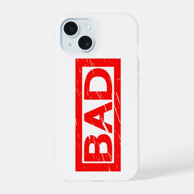 Bad Stamp Iphone Case (Back)