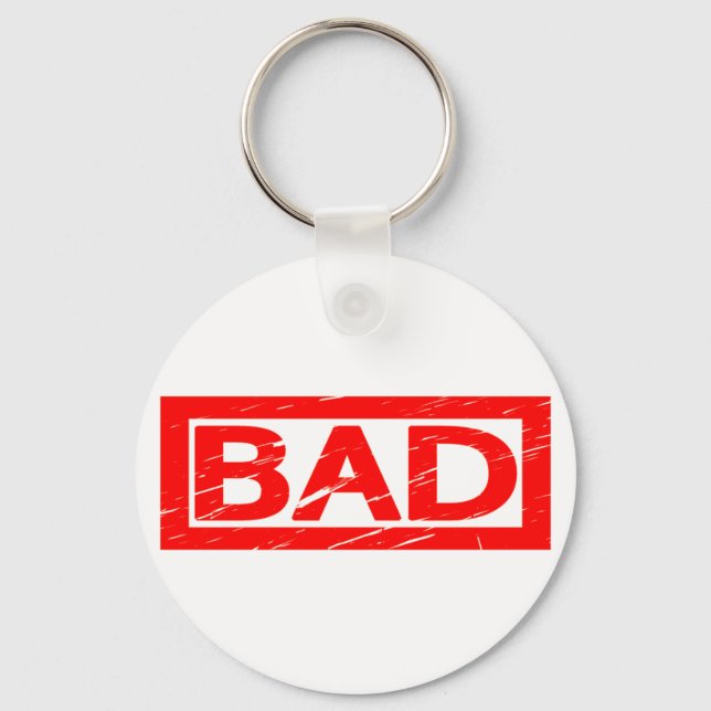 Bad Stamp Keychain (Front)