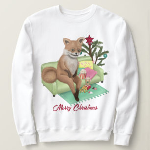 Bad Taxidermy Fox Christmas T-Shirt Sweatshirt