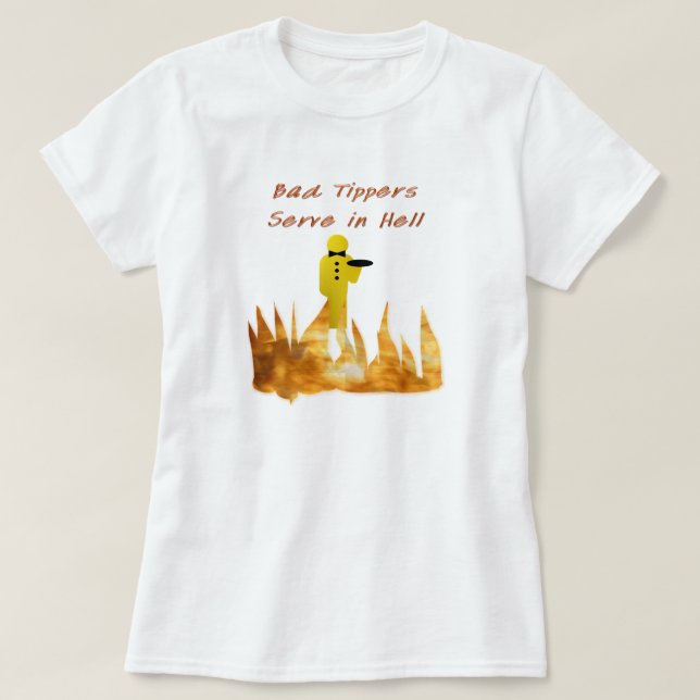 Bad Tippers T-Shirt (Design Front)