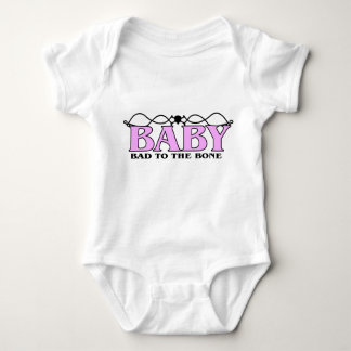 Bad to the Bone Baby Girl Baby Bodysuit