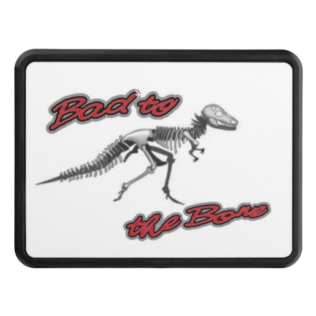 Bad to the Bone Dino Rex Hitch Cover (Front)