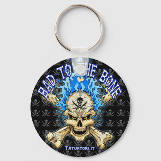 Bad to the Bone Keychain