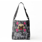 Bad To The Bone Pug Crossbones