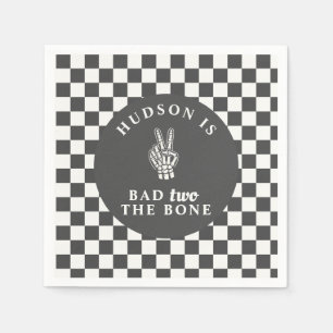 Bad TWO The Bone Second Birthday Napkins