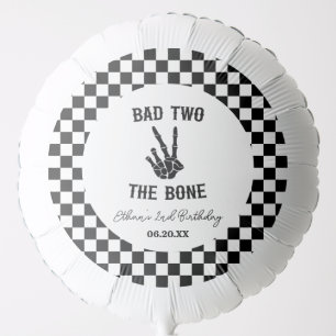 Bad Two The Bone Skeleton 2nd Birthday Party Balloon