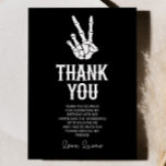 Bad Two The Bone Skeleton 2nd Birthday Party Thank You Card<br><div class="desc">This is a Bad Two The Bone Skeleton 2nd Birthday Party Thank You Card!</div>