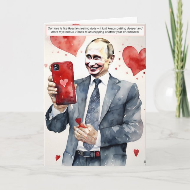 Bad Vlad Valentine's Day Card (Front)