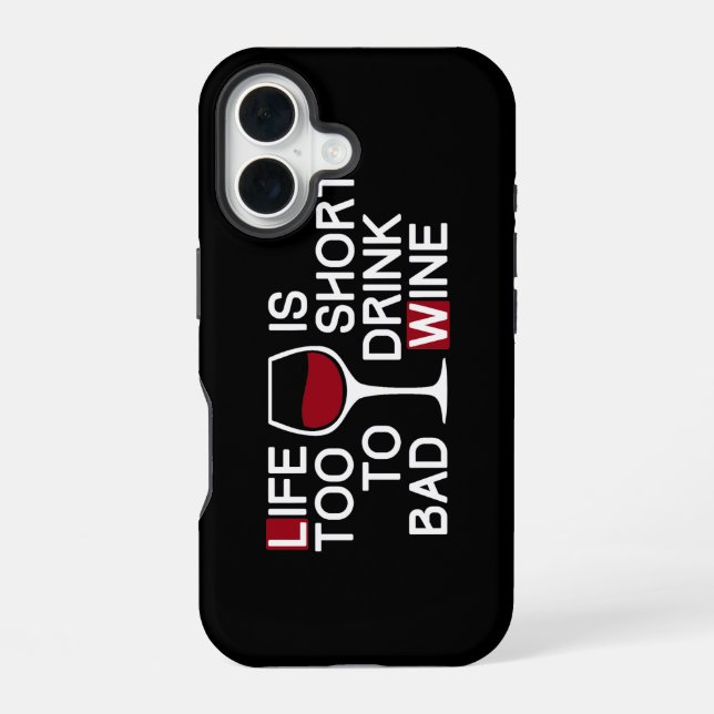 Bad wine iphone case (Back)