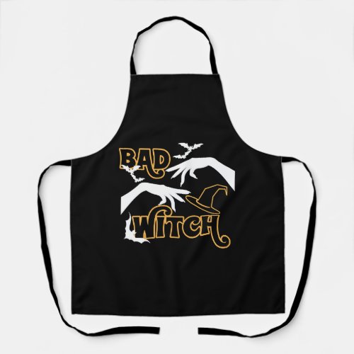Bad Witch Funny Halloween Costume For Women Apron