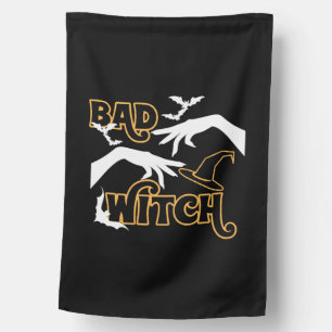 Bad Witch Funny Halloween Costume For Women House Flag