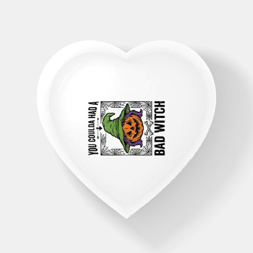 Bad Witch Funny Halloween Pumpkin Witch_1 Paperweight