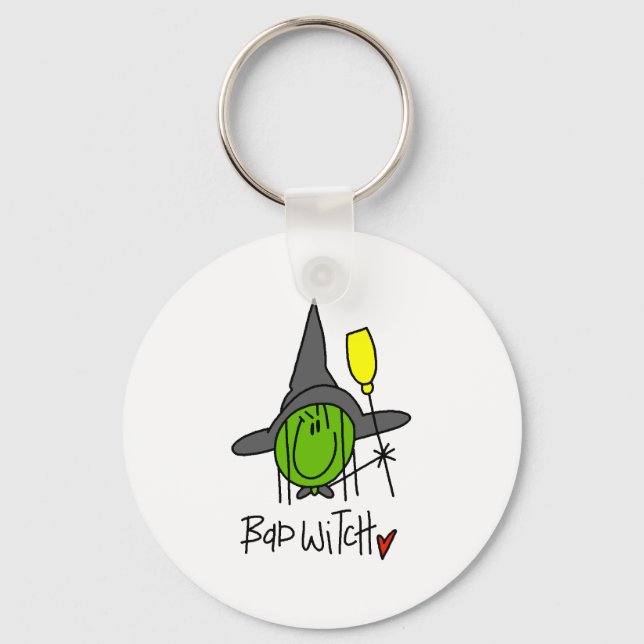 Bad Witch Keychain (Front)