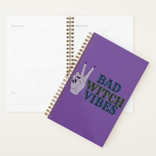Bad Witch Vibes Witchy Hands Planner