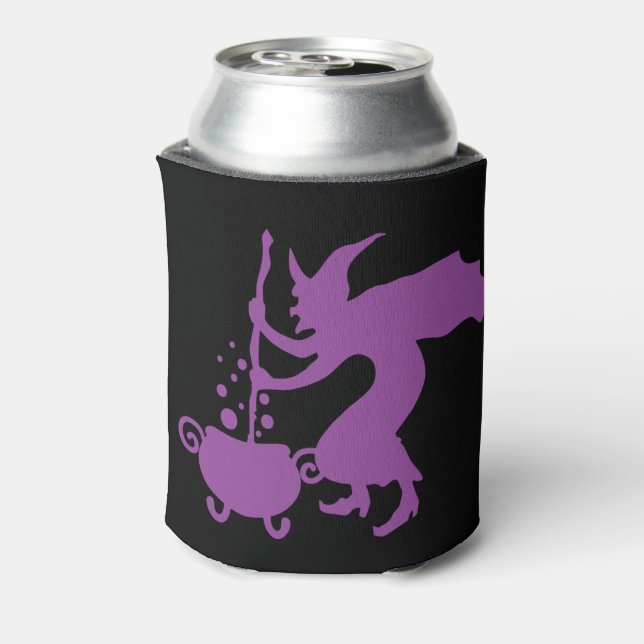 Bad Witches Brew Can Cooler - Customizable Design (Can Back)