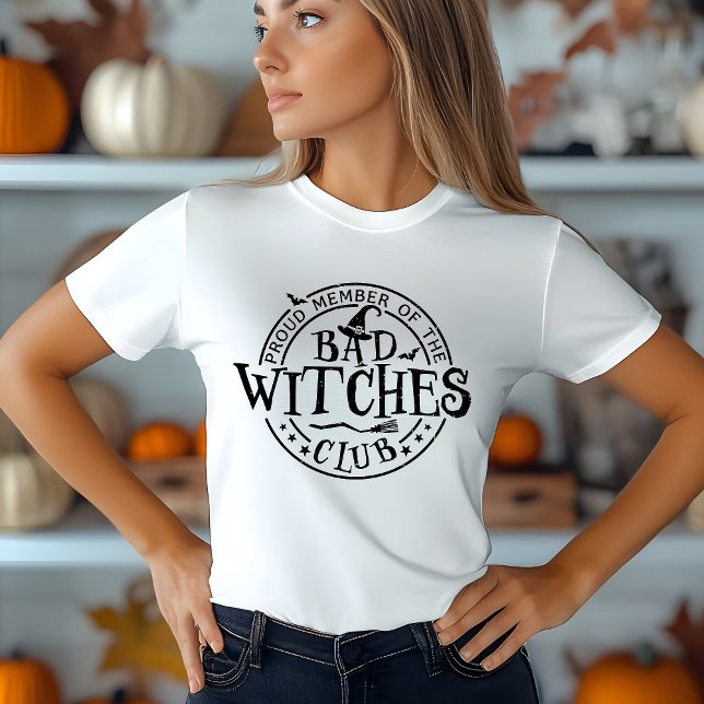 Bad Witches Club: Halloween T-Shirt for Witchcraft Tri-Blend Shirt (Creator Uploaded)