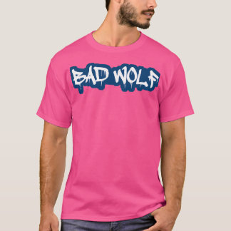 Bad Wolf Spray Painted In White For Shirts