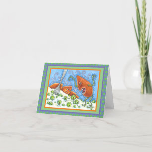 BAD YAM YELLING AT PEAS, FUNNY THANKSGIVING MEAL CARD