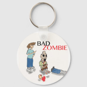 Bad Zombie Keychain