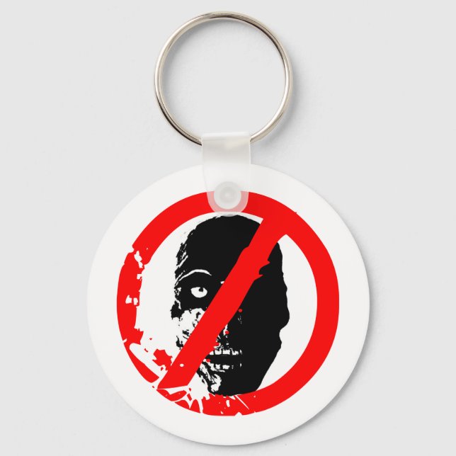 Bad Zombie Keychain (Front)