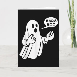 Bada Boo Italian Ghost Funny Halloween T-shirt_1.p Card