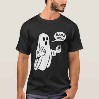 Bada Boo Italian Ghost Funny Halloween T-shirt_1.p T-Shirt