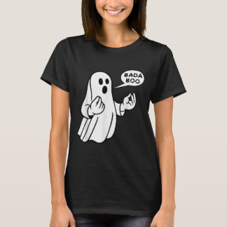 Bada Boo Italian Ghost Funny Halloween T-shirt_1.p T-Shirt