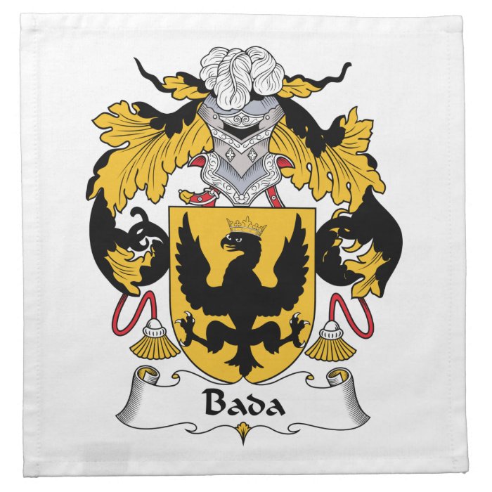 Bada Family Crest Napkin