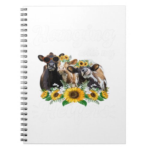 Badana Cows Southern Girls Funny Hanging With My H Notebook