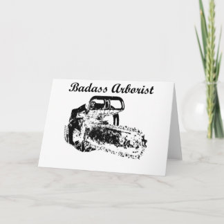 Badass Arborist - Chainsaw Card
