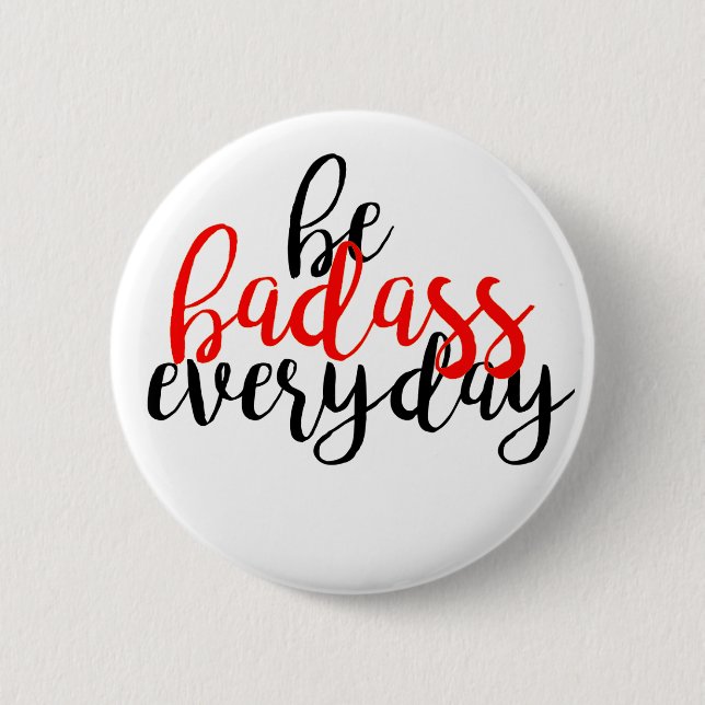 Badass badge button (Front)