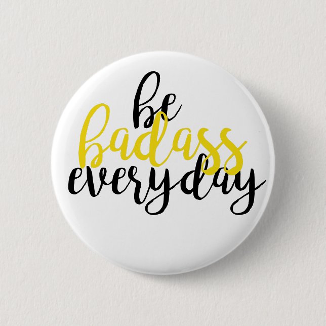 Badass badge button (Front)