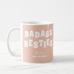 Badass Besties Funny Bridesmaid Favor Gift Coffee Mug