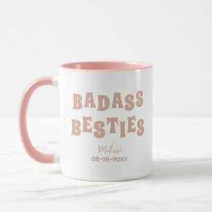 Badass Besties Funny Bridesmaid Favor Gift Mug