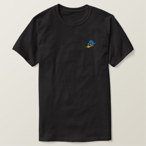 Badass Bird Embroidered T_Shirt